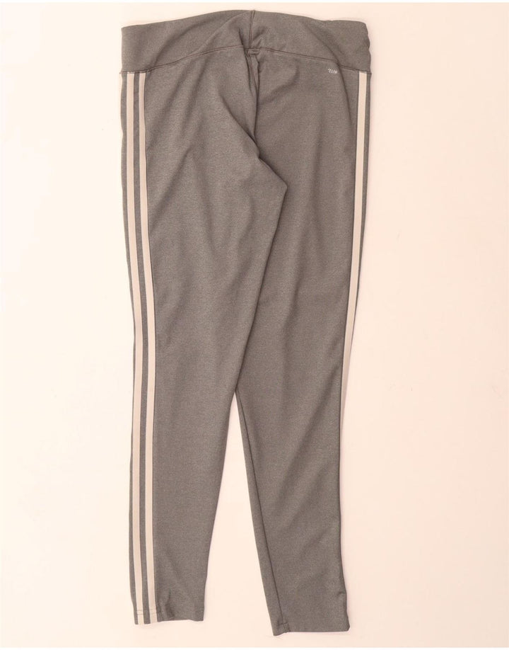 Leggings Adidas Climalite da donna UK 12/14 Poliestere grigio medio