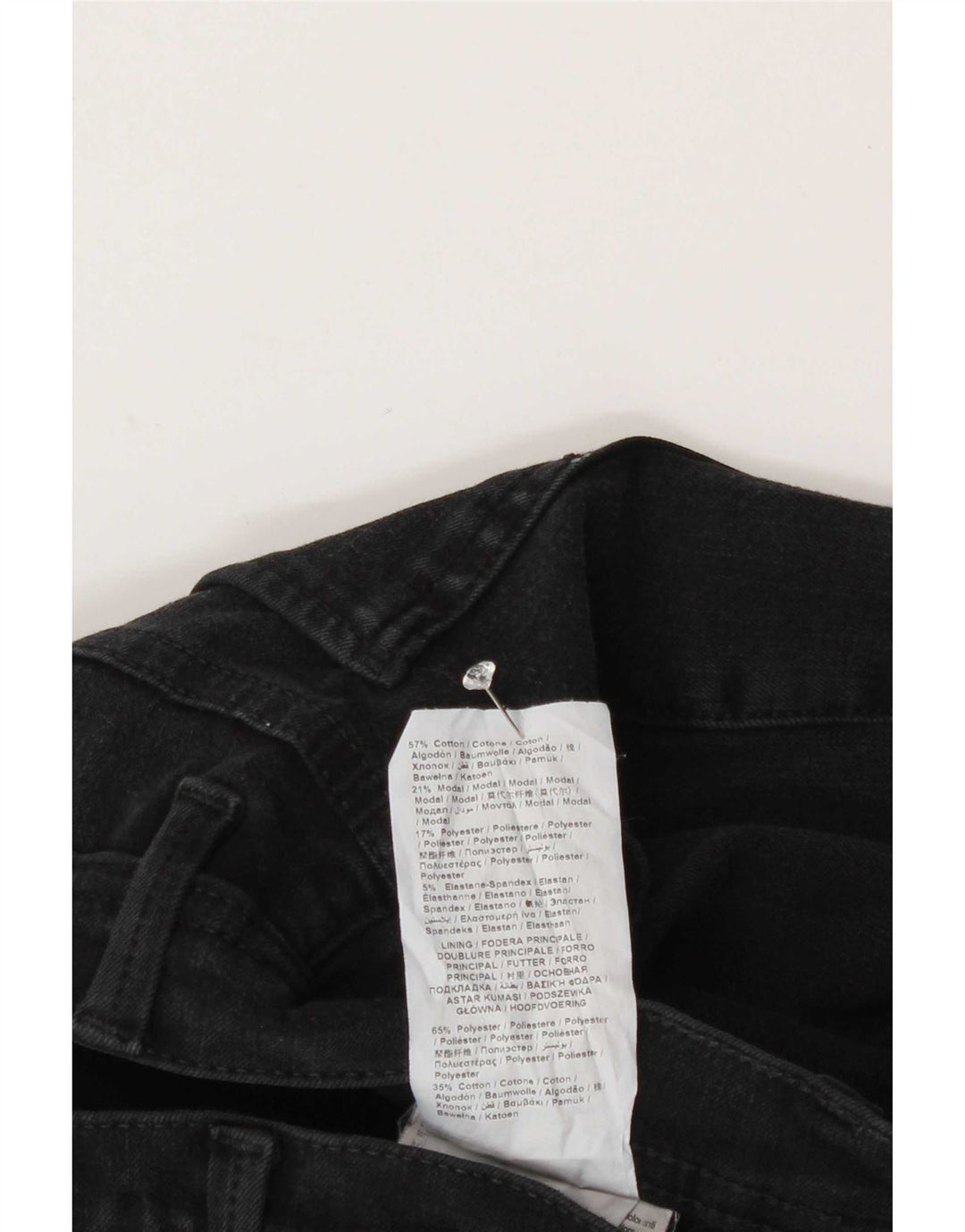 Jeans Dritti Donna Trussardi W26 L28 Neri