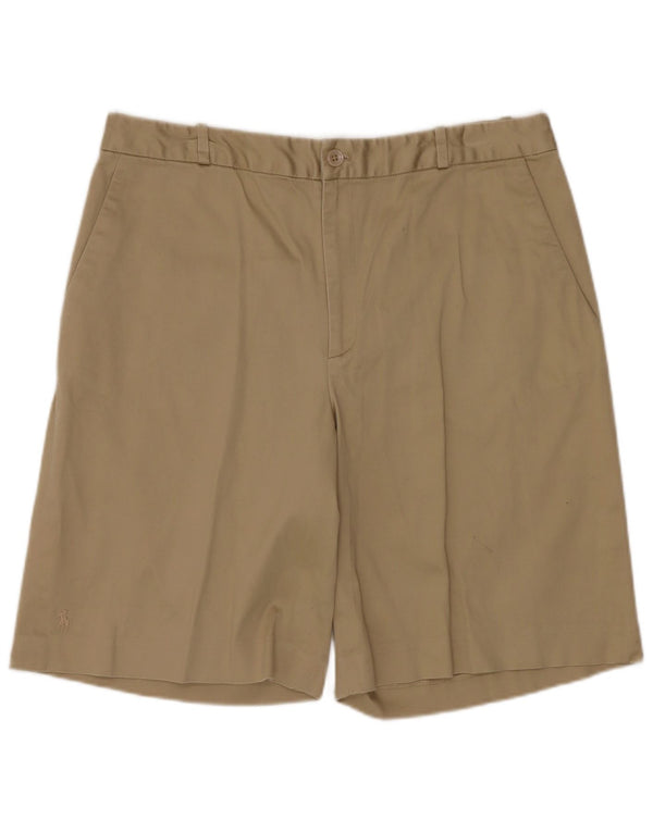 Pantaloncini chino da donna Polo Ralph Lauren US 10 Large W30 cotone kaki