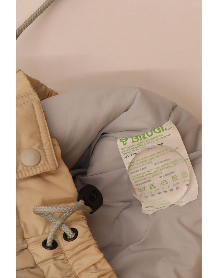 Giacca imbottita da uomo Brugi UK 40 Large Beige Colourblock in poliammide