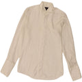 Camicia formale da uomo Carlo Pignatelli taglia 38 15 gessato bianco medio