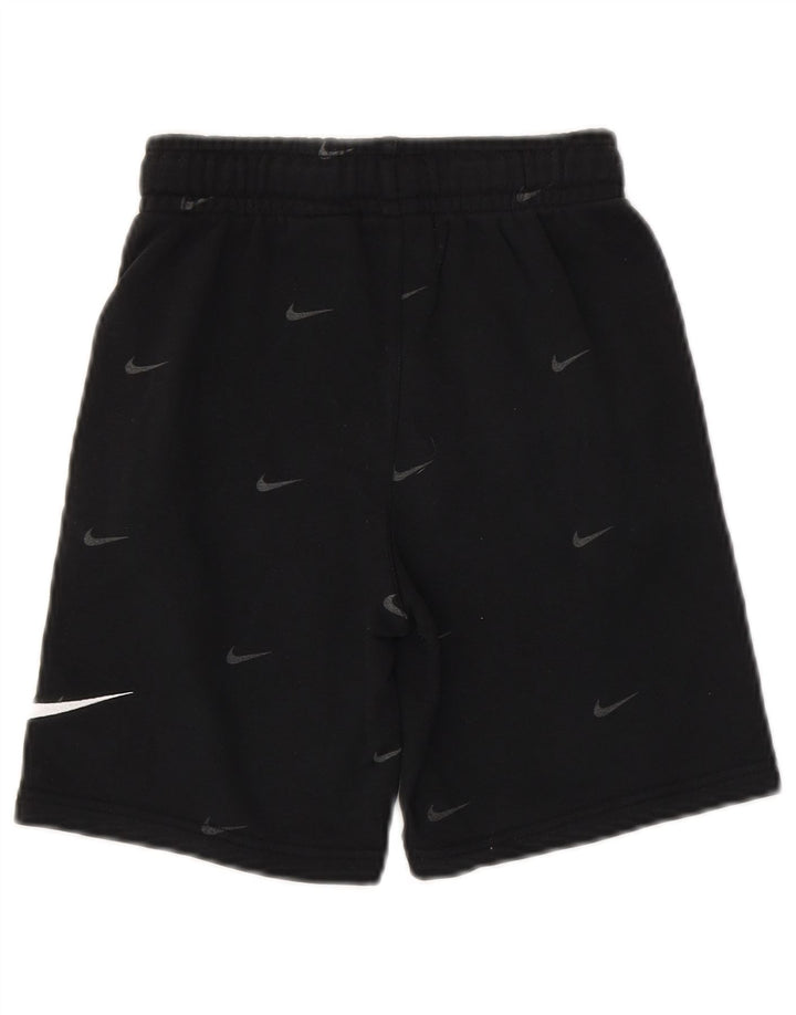 Pantaloncini sportivi NIKE da bambino con vestibilità standard, grafica, 8-9 anni, piccoli, in cotone nero