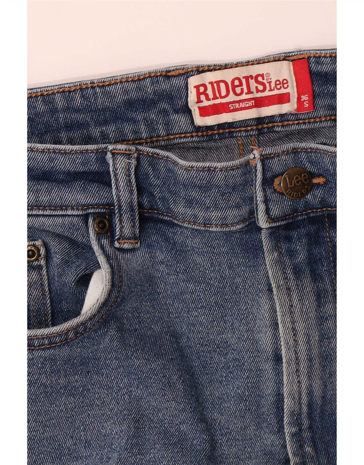 Jeans dritti da uomo Lee Riders W36 L30 cotone blu