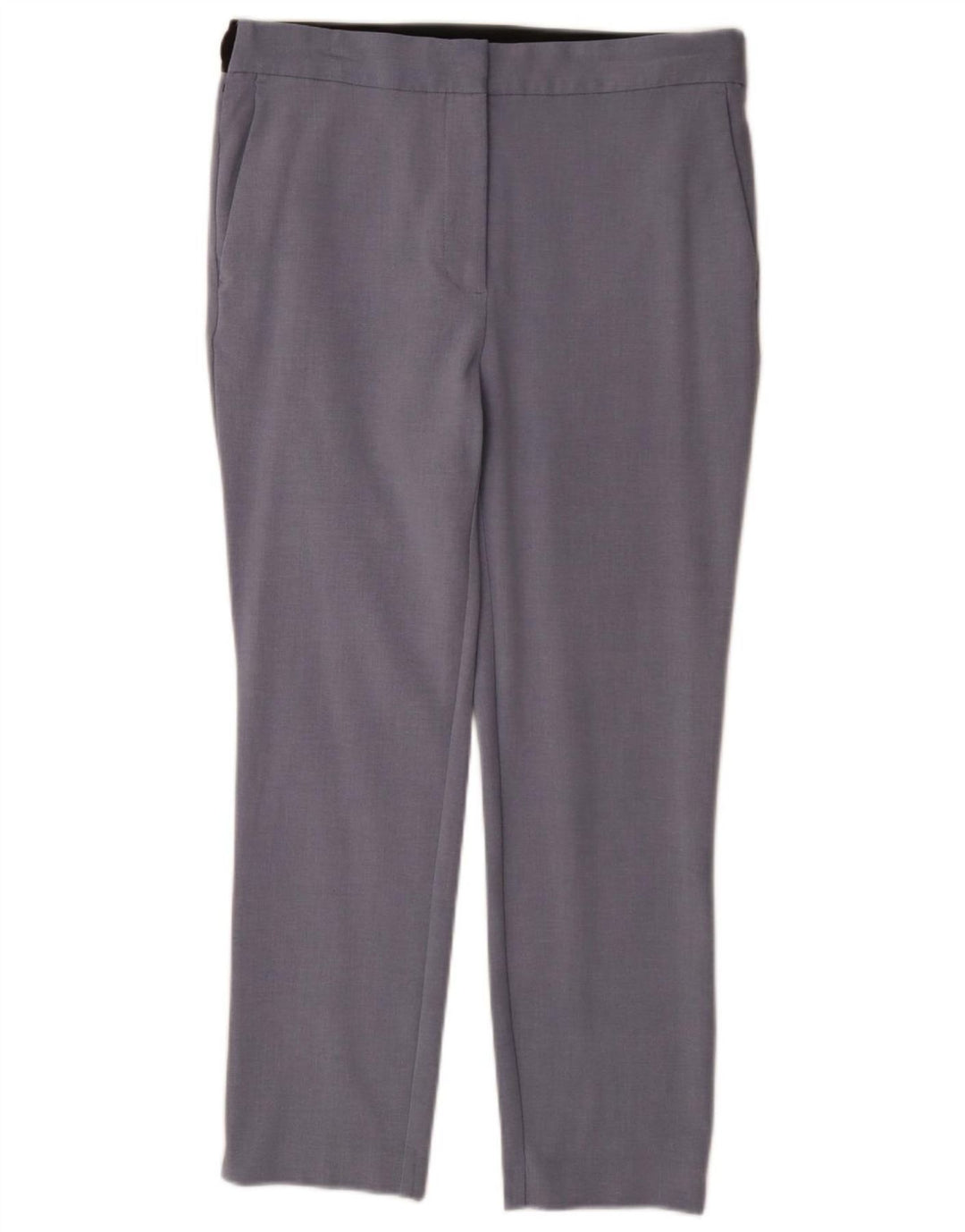 Pantaloni chino dritti da donna Zara XL W32 L27 poliestere blu