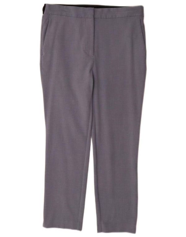 Pantaloni chino dritti da donna Zara XL W32 L27 poliestere blu