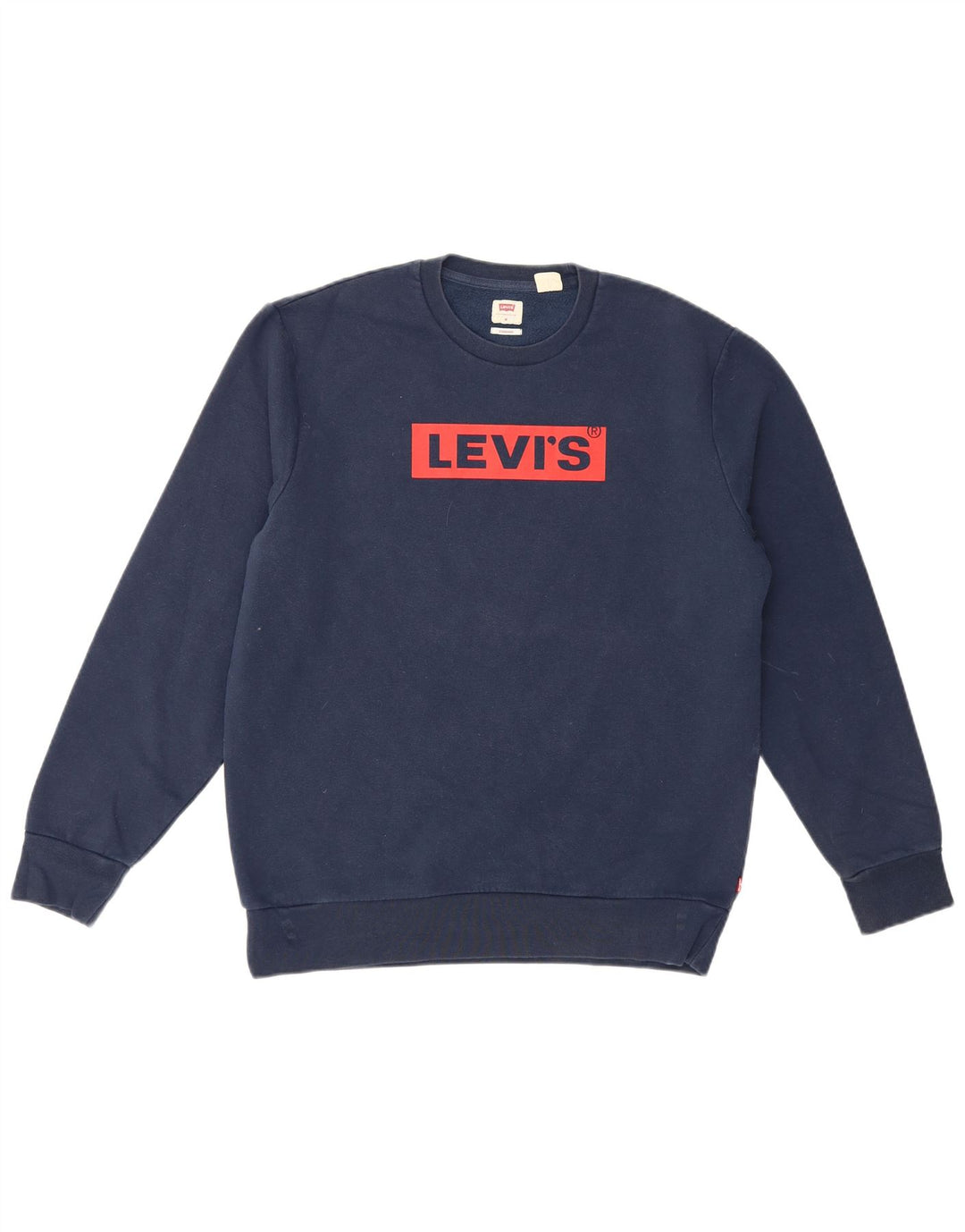 Levi's Felpa con grafica standard da uomo in cotone medio blu navy