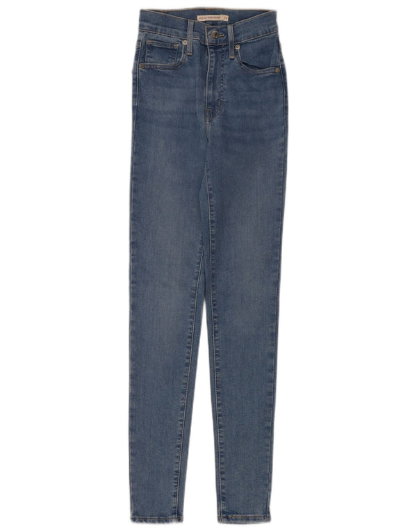 Jeans Levi's Mile High Super Skinny da donna W24 L30 cotone blu