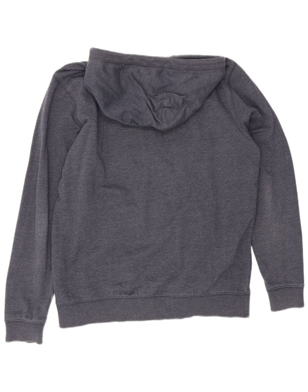 Maglione con cappuccio e zip da uomo Tommy Hilfiger 2XL cotone blu navy