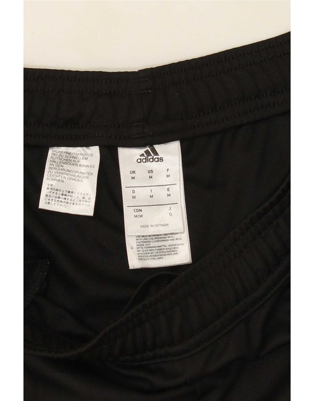 Pantaloni da tuta grafica Adidas Climacool da uomo, poliestere nero medio