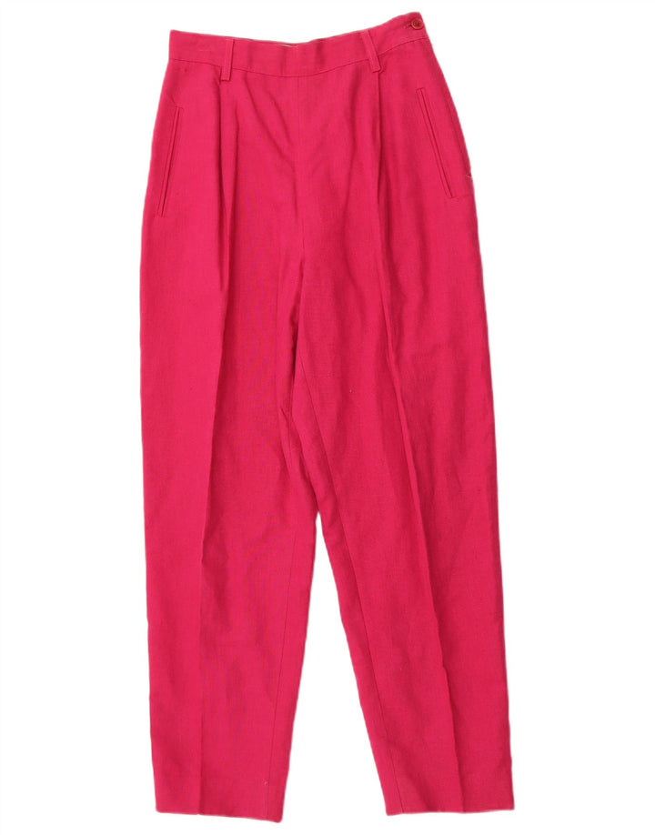 POP 84 Abito da donna a 3 bottoni e 2 pezzi, piccolo W24 L26 in lino rosa