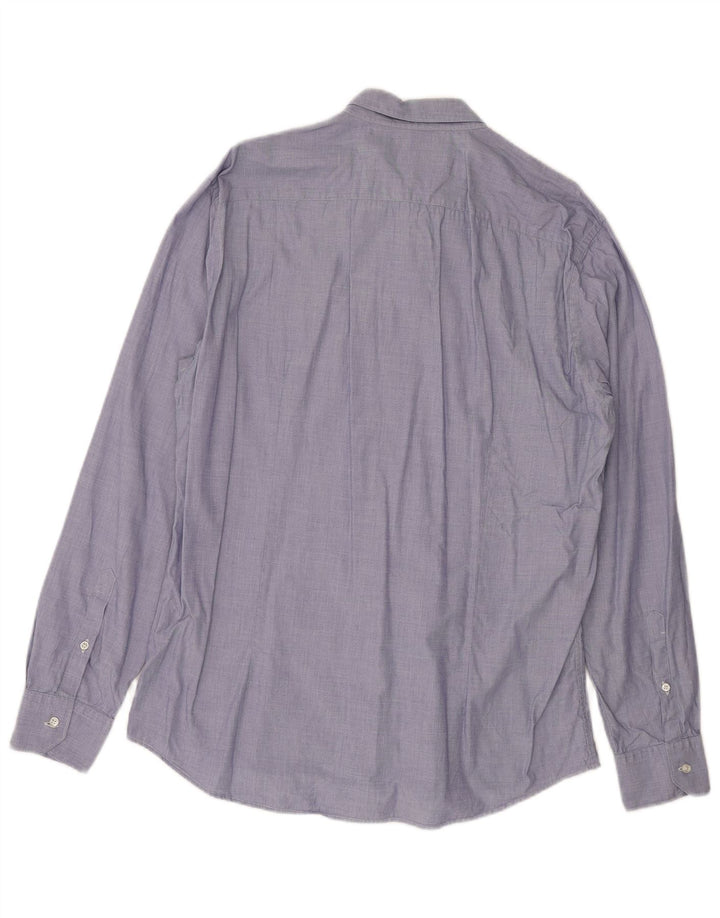 TRUSSARDI Mens Shirt Large Blue