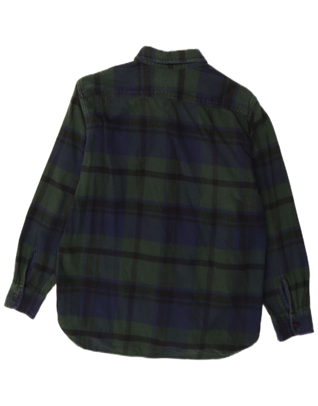 LEVI'S Camicia da uomo in flanella di cotone a quadri verde medio