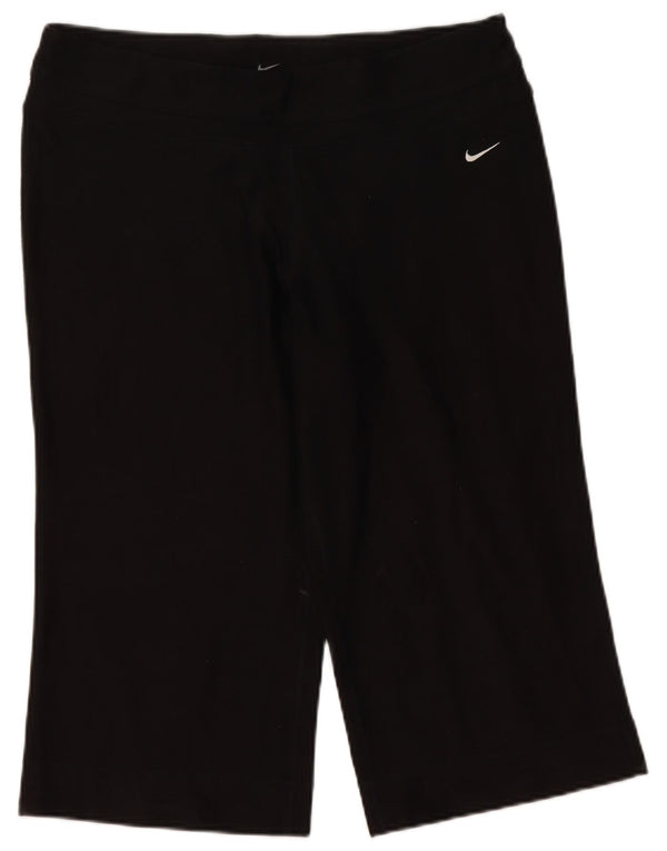 Pantaloncini sportivi Nike Dri Fit Bermuda da donna UK 16 Large Nero Poliestere