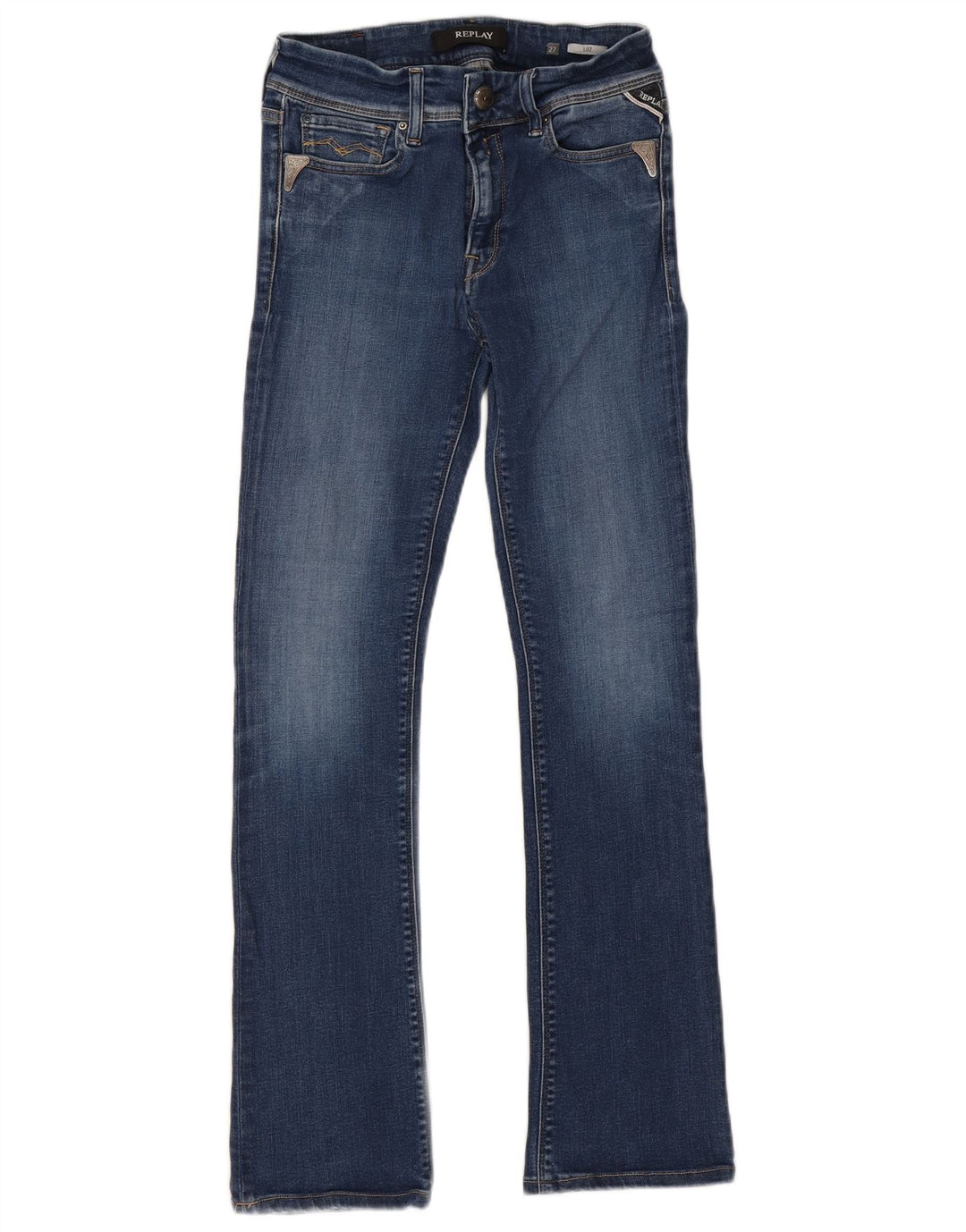 Replay Jeans Luz Bootcut da donna W27 L29 cotone blu