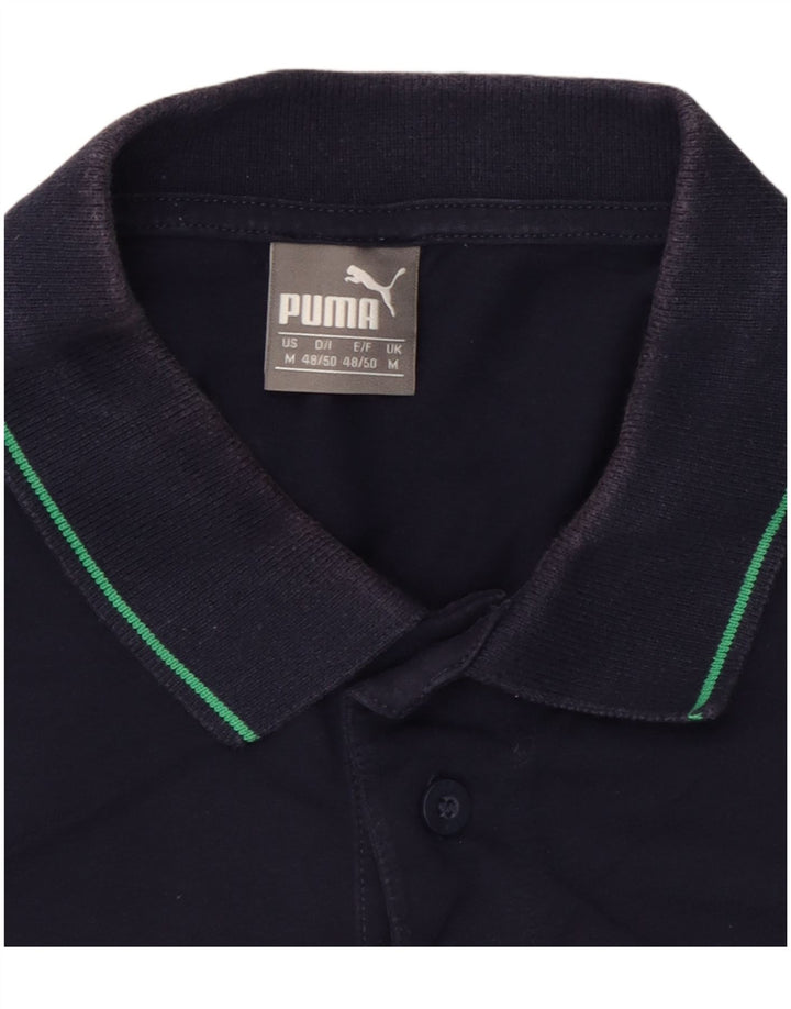 Polo Puma da uomo media blu navy