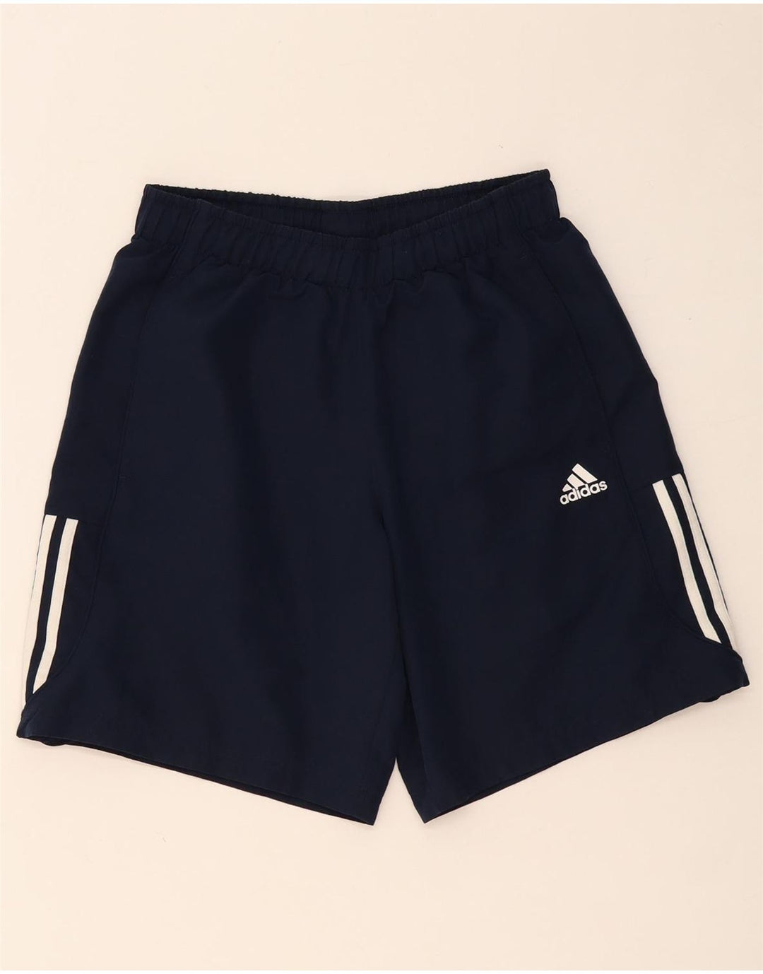 Pantaloncini sportivi ADIDAS da uomo Climalite medio poliestere blu navy