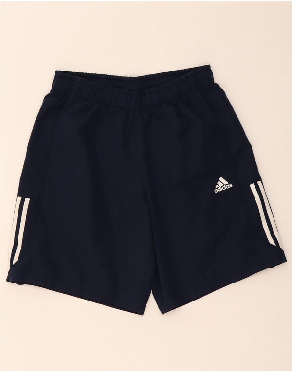 Pantaloncini sportivi ADIDAS da uomo Climalite medio poliestere blu navy