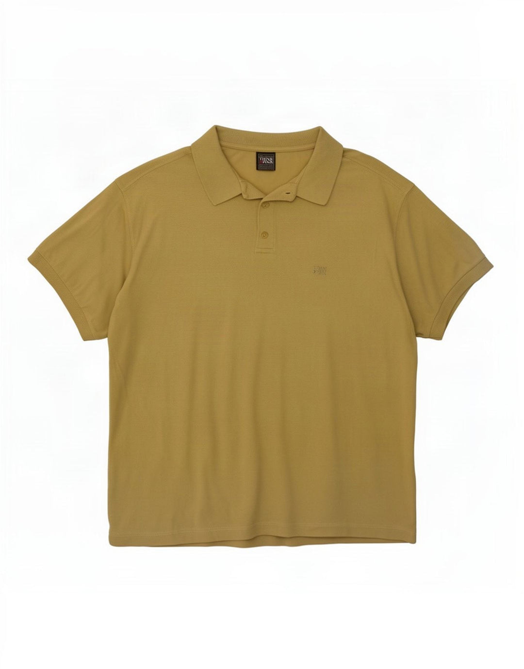 Polo da uomo Think Pink XL in cotone giallo