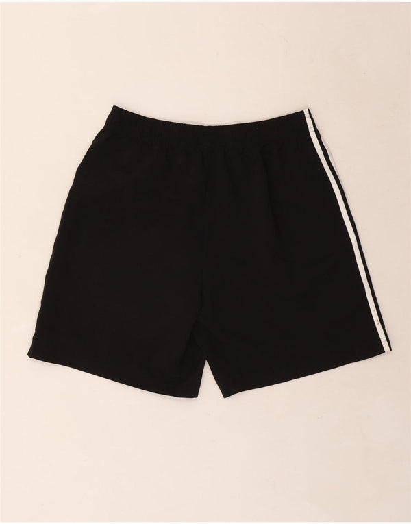 Pantaloncini sportivi da uomo Adidas medi neri in poliestere