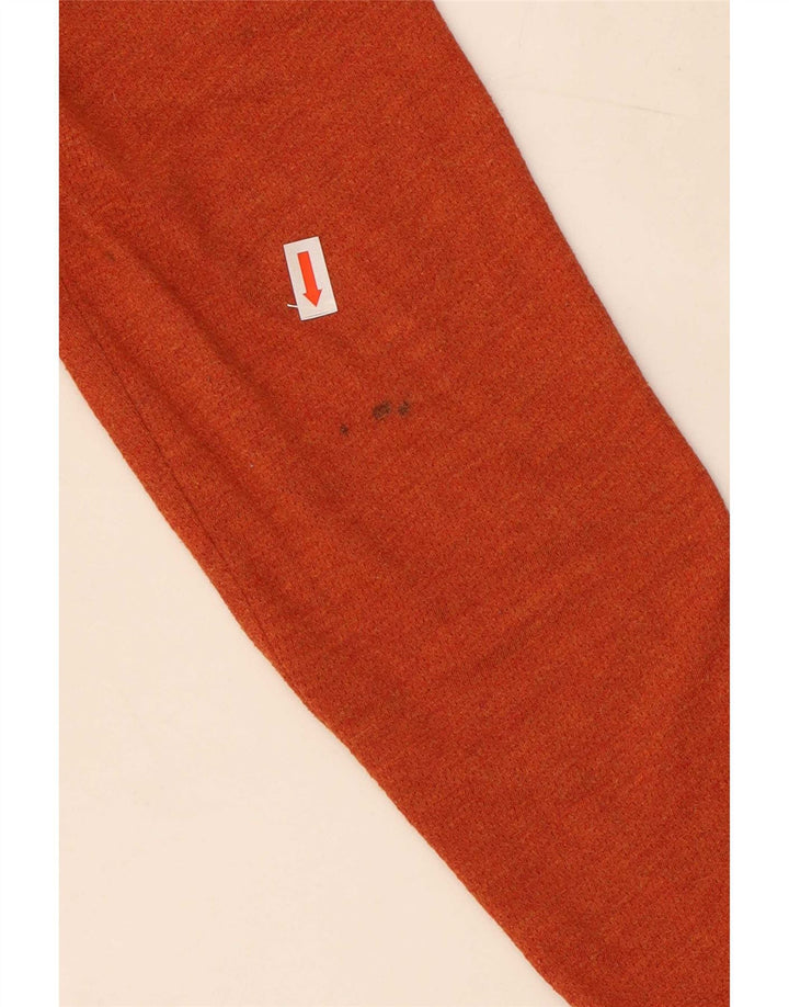 Maglia Nike da uomo a maniche lunghe con cappuccio, piccola, arancione, in poliestere