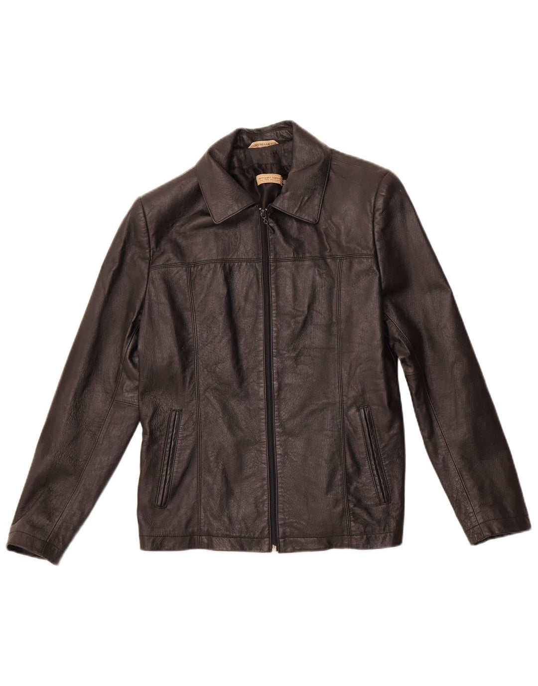 Giacca in Pelle Donna PRIVILEGI IT 46 Large Nera in Pelle