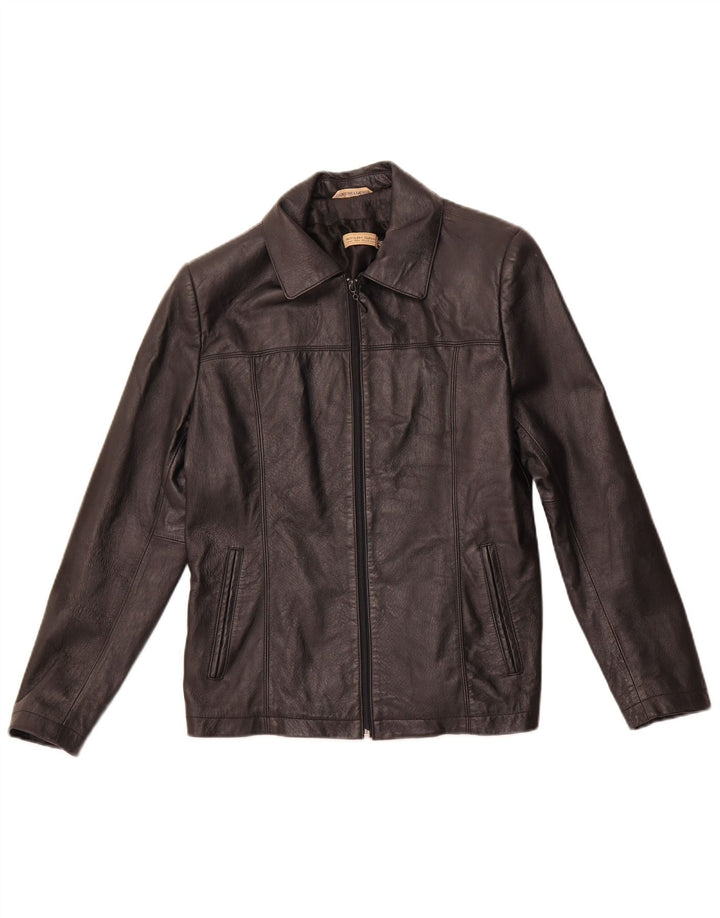 Giacca in Pelle Donna PRIVILEGI IT 46 Large Nera in Pelle