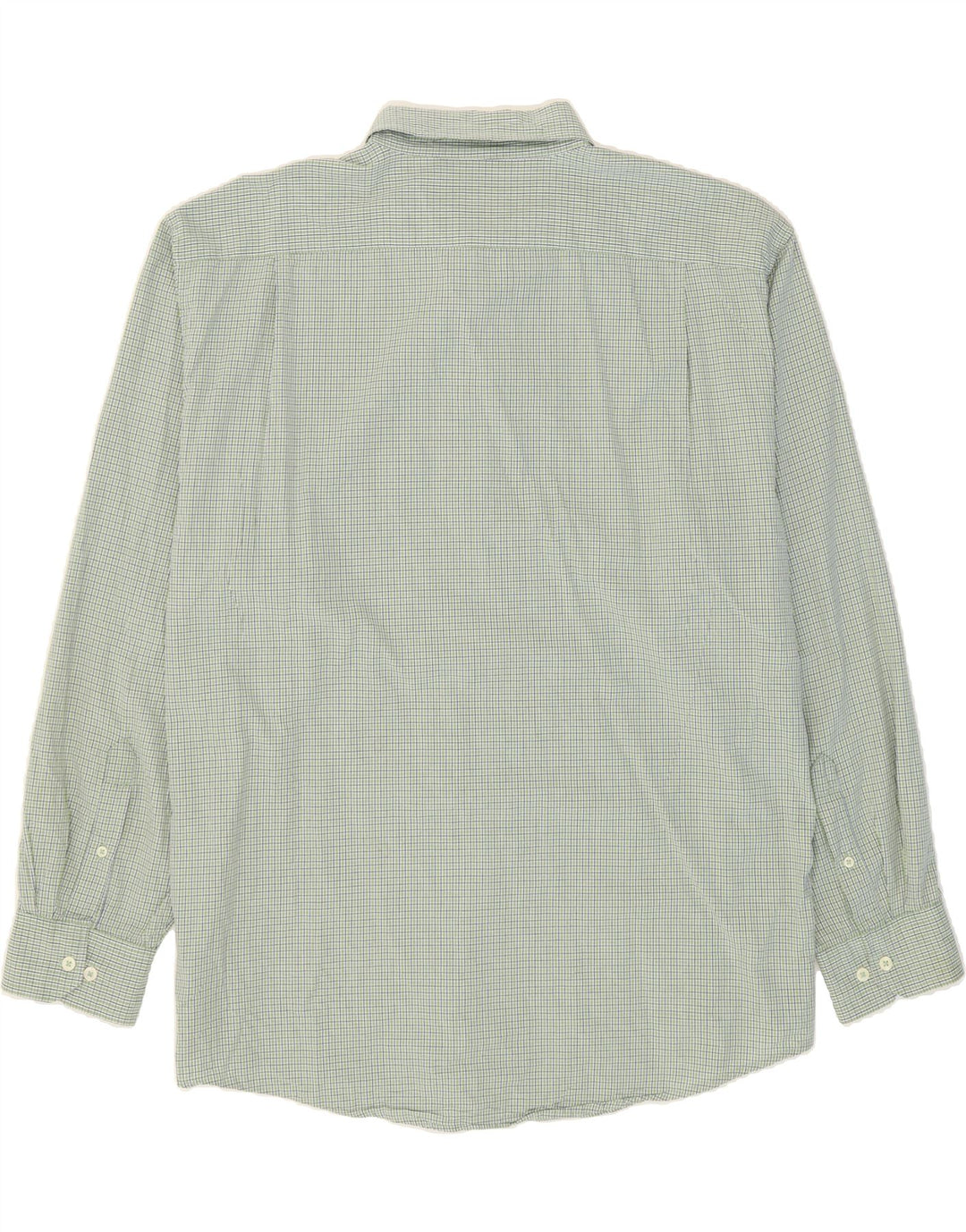 IZOD Mens Shirt 2XL Green Check Cotton Vintage Izod and Second-Hand Izod from Messina Hembry 