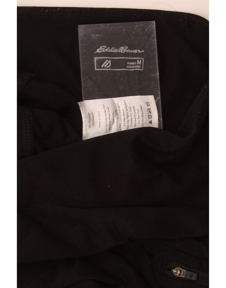 EDDIE BAUER Womens Leggings UK 14 Medium  Black Polyester Vintage Eddie Bauer and Second-Hand Eddie Bauer from Messina Hembry 