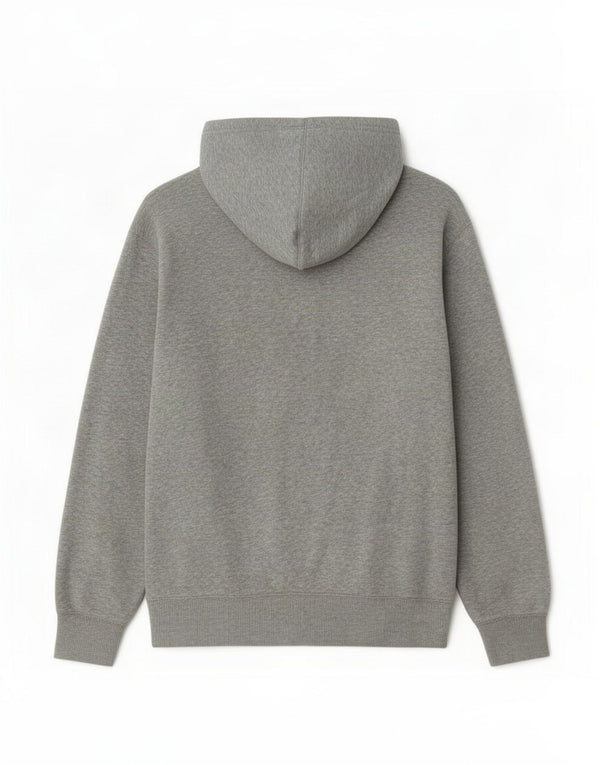 Felpa con cappuccio e zip Nike da ragazzo, 12-13 anni, in cotone grigio screziato grande
