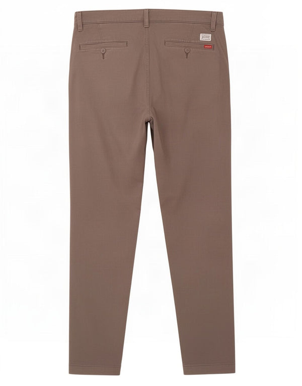 Pantaloni chino affusolati standard da uomo Levi's W36 L32 in cotone grigio