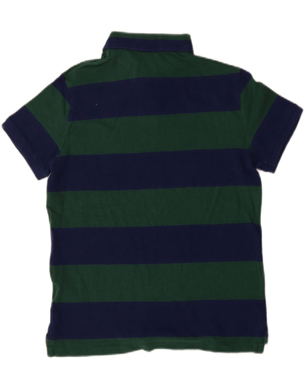 Polo Ralph Lauren da uomo, polo da rugby, verde medio, a righe
