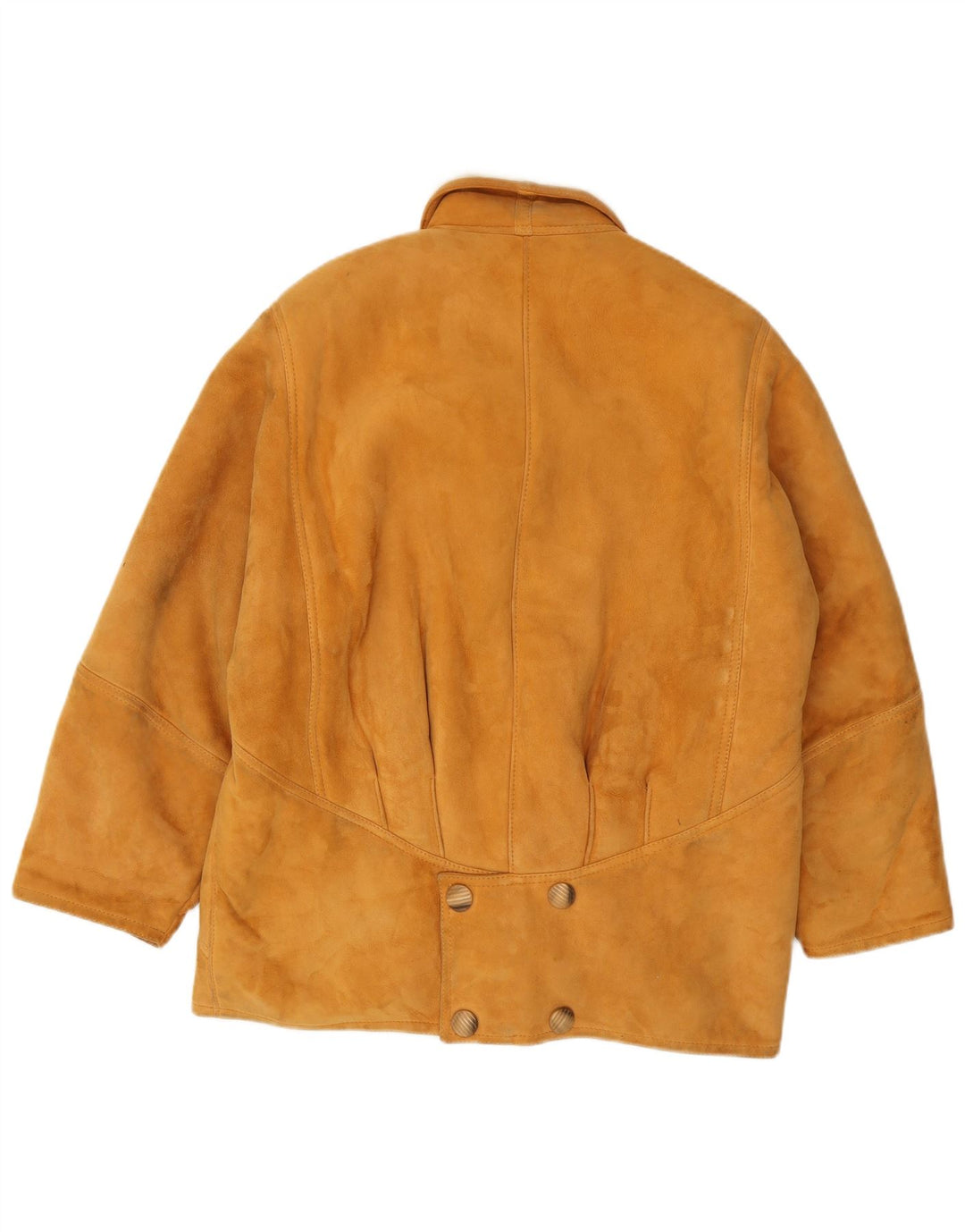Giacca in shearling vintage da donna IT 46 Shearling marrone grande