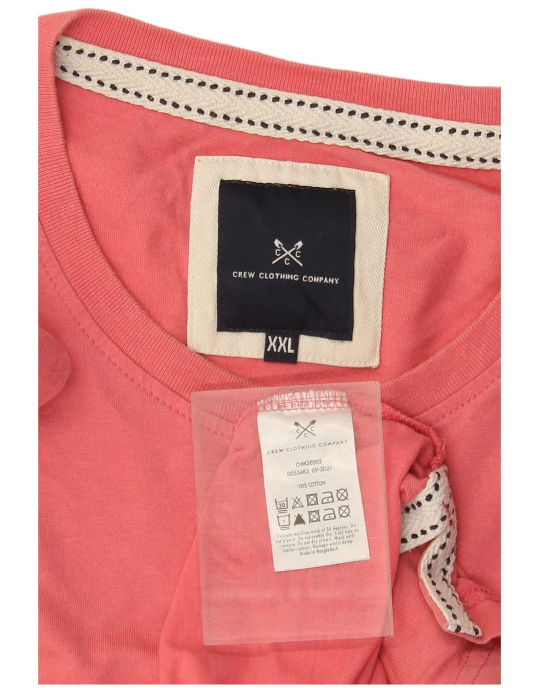 T-shirt da uomo J. Crew Top 2XL cotone rosa