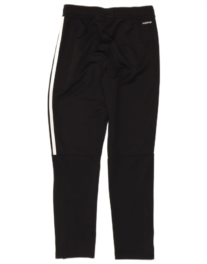 Pantaloni da tuta ADIDAS Aeroready da ragazzo 11-12 anni in poliestere nero