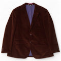 Gant Giacca da uomo in velluto a coste a 2 bottoni EU 50 Large in cotone marrone