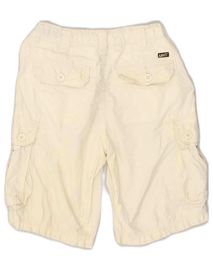 LEVI'S Girls Cargo Shorts 9-10 Years W26  Beige Cotton | Vintage Levi's | Thrift | Second-Hand Levi's | Used Clothing | Messina Hembry 