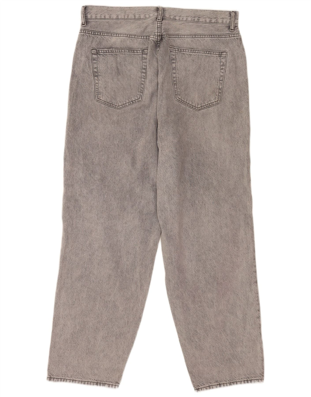Jeans dritti da uomo Zara EU 44 Large W34 L30 Cotone grigio