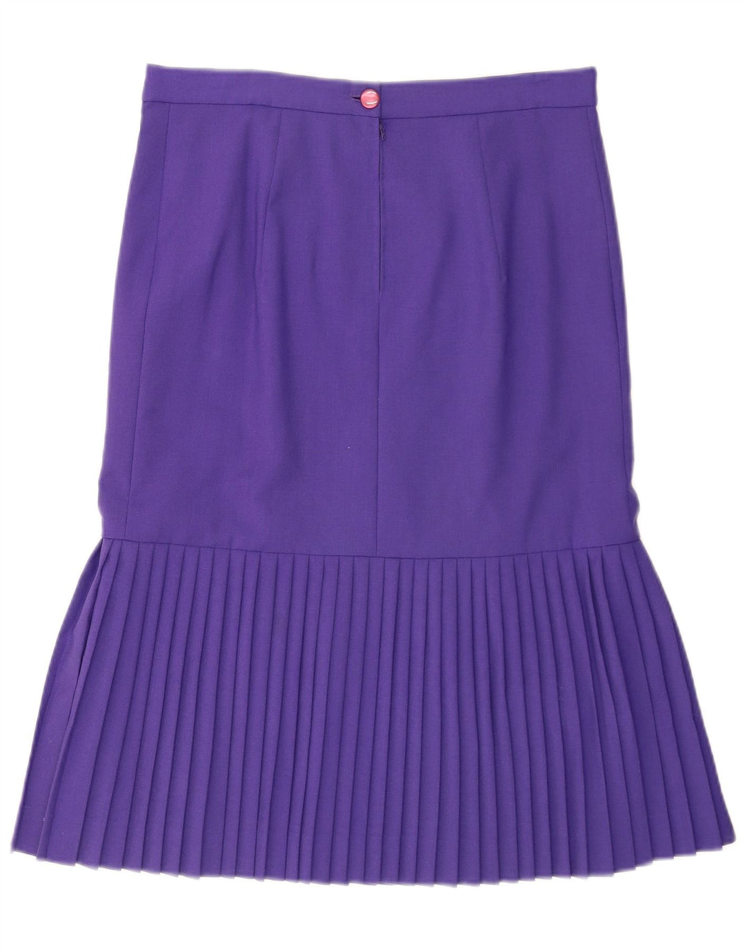 Gonna a pieghe vintage da donna W30 viola medio