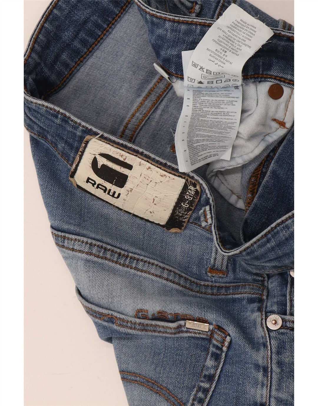Jeans skinny da uomo G-Star W29 L30 poliestere blu