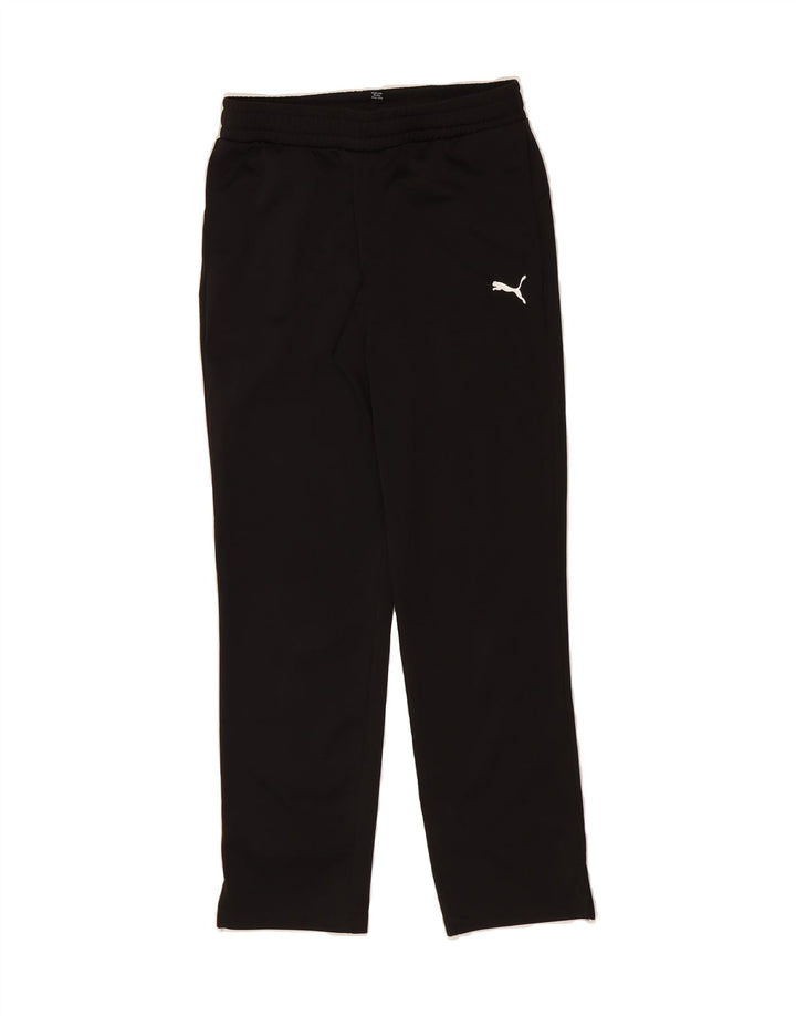PUMA Boys Tracksuit Trousers 13-14 Years  Black Polyester Vintage Puma and Second-Hand Puma from Messina Hembry 