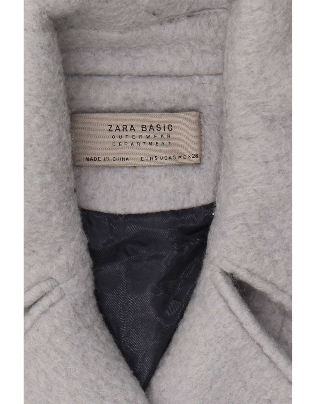 Cappotto doppiopetto da donna Zara UK 10 piccolo blu