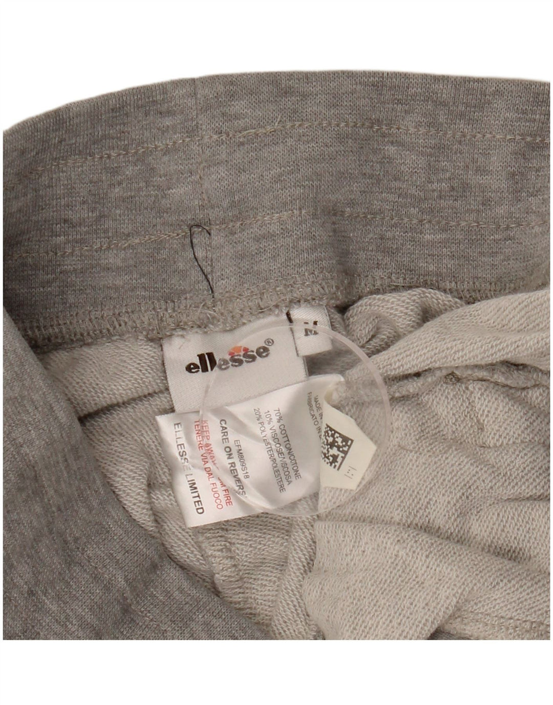 ELLESSE Pantaloni da tuta con grafica da uomo Joggers Grigio medio chiazzato