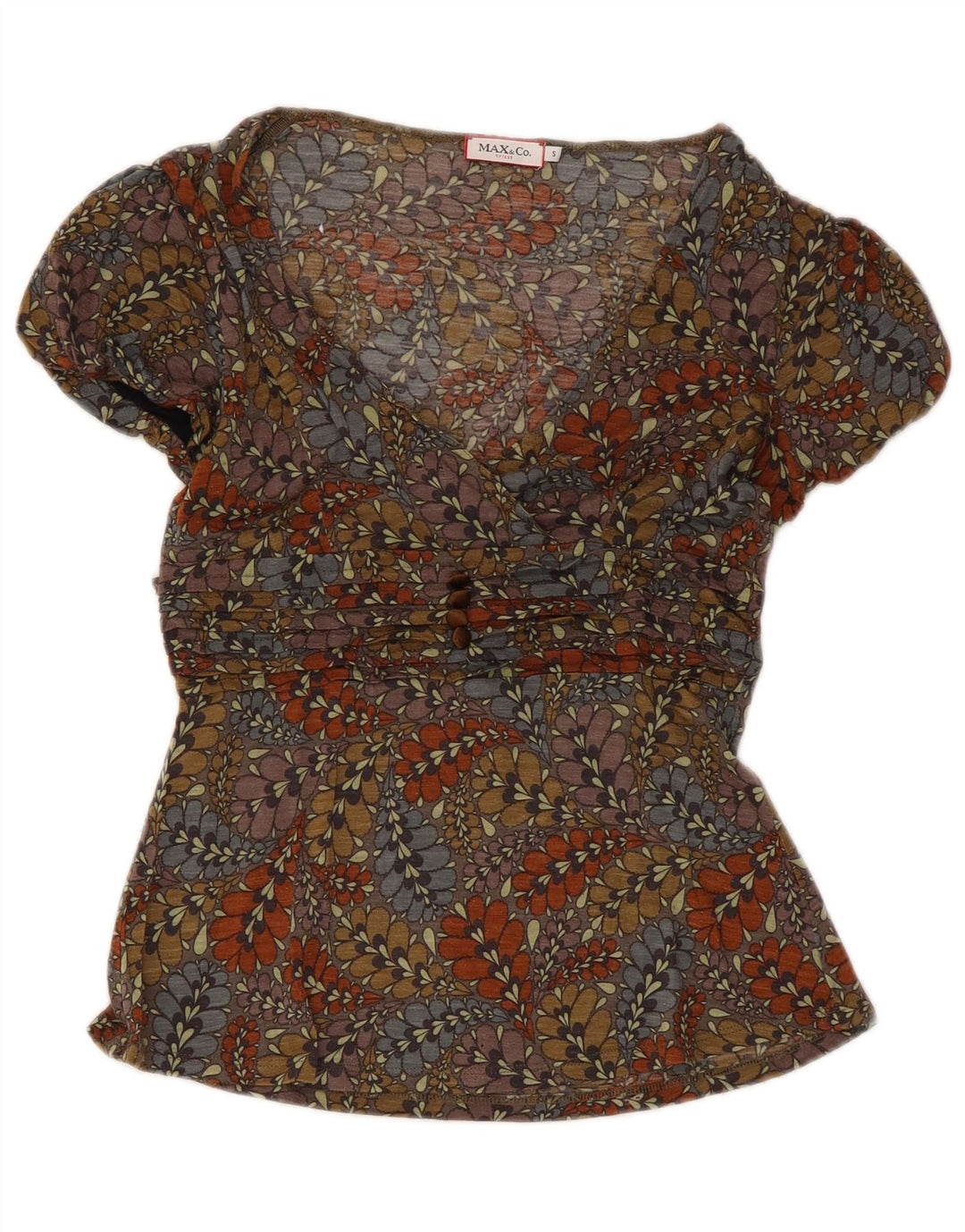 Top camicetta da donna Max & Co. UK 8 piccolo floreale multicolore