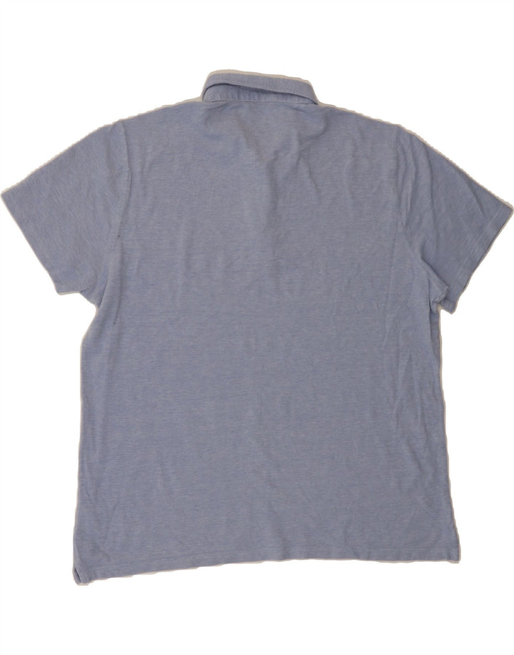 MASSIMO DUTTI Mens Polo Shirt XL Blue Cotton Vintage Massimo Dutti and Second-Hand Massimo Dutti from Messina Hembry 