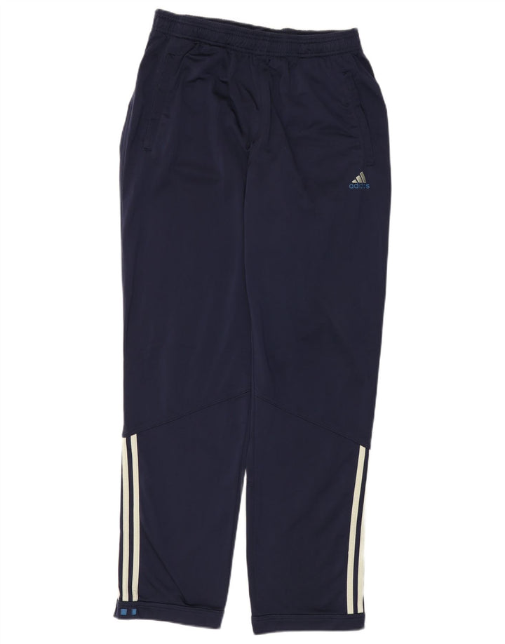 Pantaloni da tuta da uomo ADIDAS UK 40/42 Poliestere blu navy medio