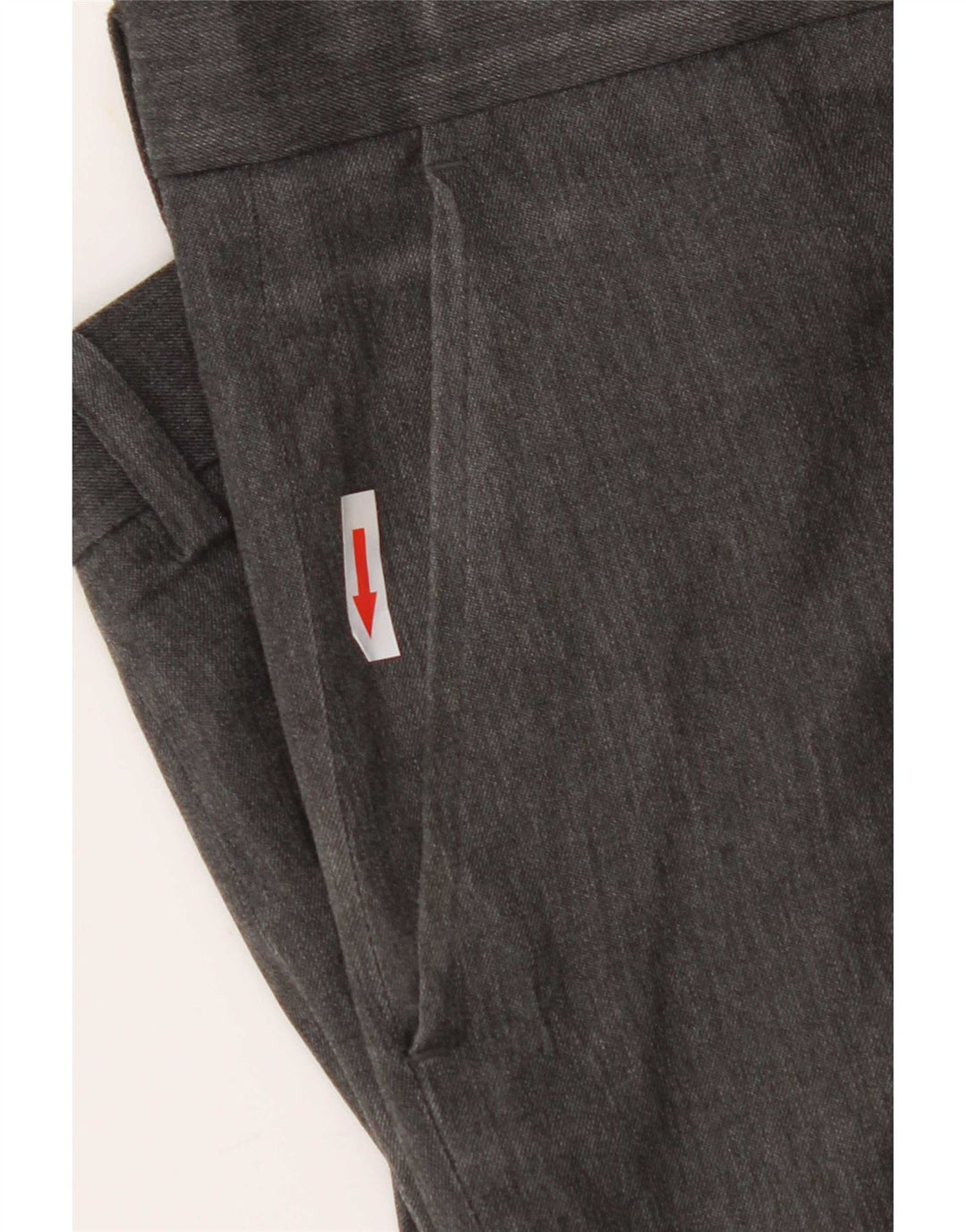 Pantaloni chino dritti da uomo Marks & Spencer W34 L31 poliestere grigio
