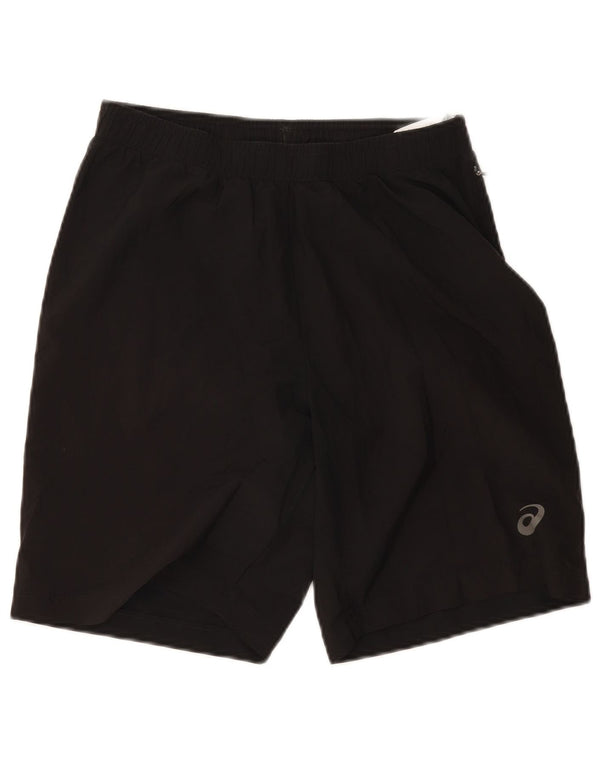 Pantaloncini sportivi da uomo Asics medio nero in poliestere