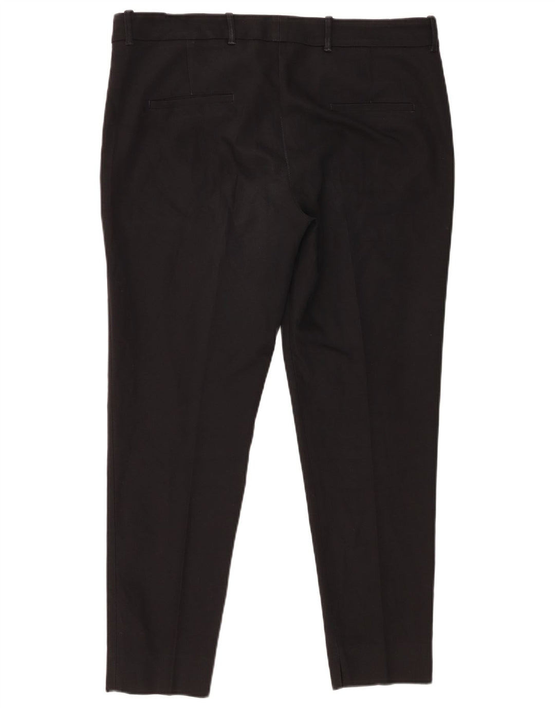 Pantaloni chino slim da donna Zara XL W32 L28 poliestere nero
