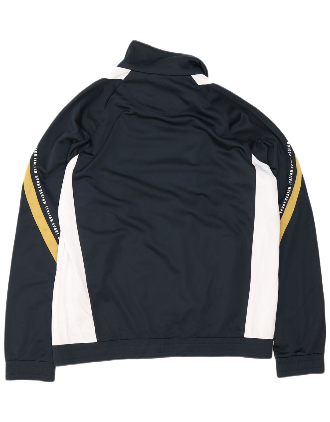 Giacca da tuta grafica da uomo Lotto 2XL Poliestere color block blu navy