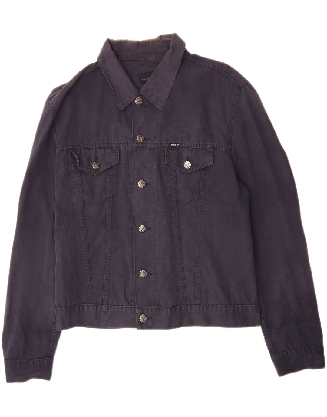 Giubbotto bomber da uomo Gas UK 40 grande cotone blu navy